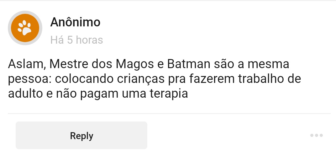 A adm está chocada com tamanha perspicácia. 

— 💌