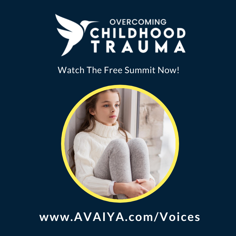 Heal Your Childhood Wounds Today! 
avaiya.com/voices
Join us for this FREE event & discover the solutions you and your loved ones need to heal.

#healingsolutions #childhoodwounds #children #avaiya #adversechildhoodexperiences #childhoodtrauma #ptsd #childabuse #aces