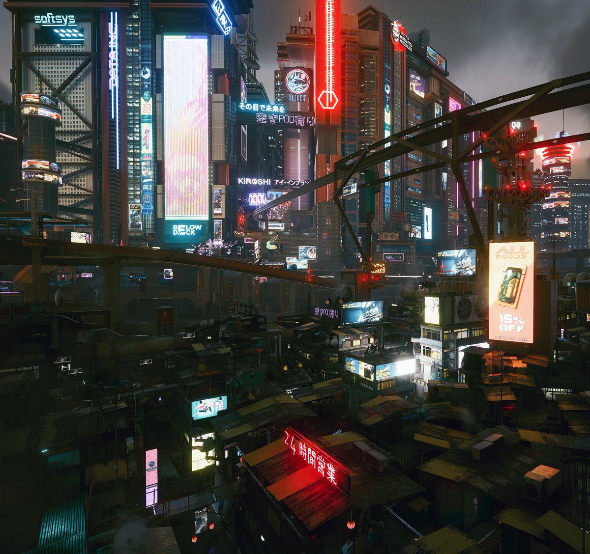 BlueLot81640846's tweet photo. @Juanka_Soto @its_menieb @CyberpunkGame you cannot see the complex world design? all u see neon lights? https://t.co/CAWC4IGRAx
