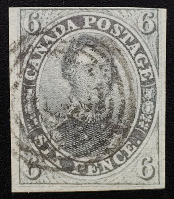 AllNations1949's tweet photo. MIlestone auction this Saturday: Canada #2 Fine Used 1851 6d Albert Laid Paper $1000 Lot 9 in our auction Saturday 26th February 2022 #LaidPaper #Philatelic #Canadian6dAlbert #CanadaStamps #StampAuction https://t.co/SOSqv5dFon