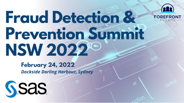 tracyabolton's tweet photo. SAS is looking forward to sponsoring the Fraud Detection &amp; Prevention Summit NSW 2022 and moderating the panel on Unpacking the Changing Fraud Landscape. Join Carl Eastwood, Domain Lead, Fraud &amp; Financial Crime on Thursday 24 February. https://t.co/wjVT1JrOEp https://t.co/BwpofrTPQy