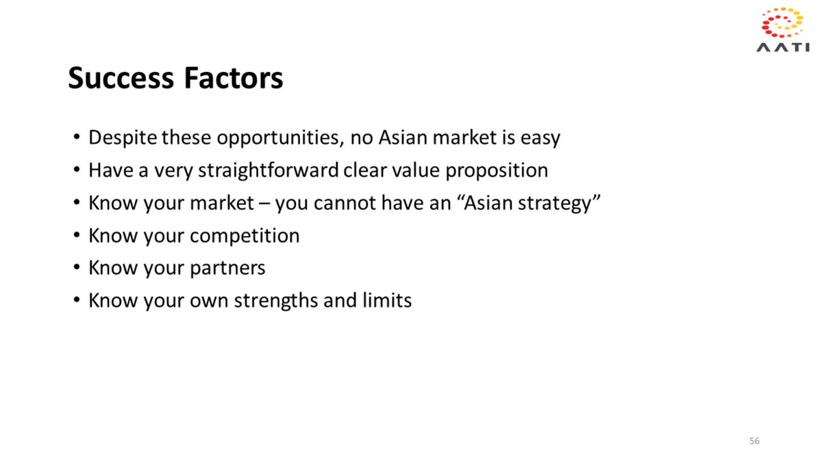 LSI_ExportHub's tweet image. How will your product meet local needs? There's no one strategy you can transplant from one country to another. Thanks to our presenter &amp;amp; co-host @ACTIncubator's Rob Scott acti.asia