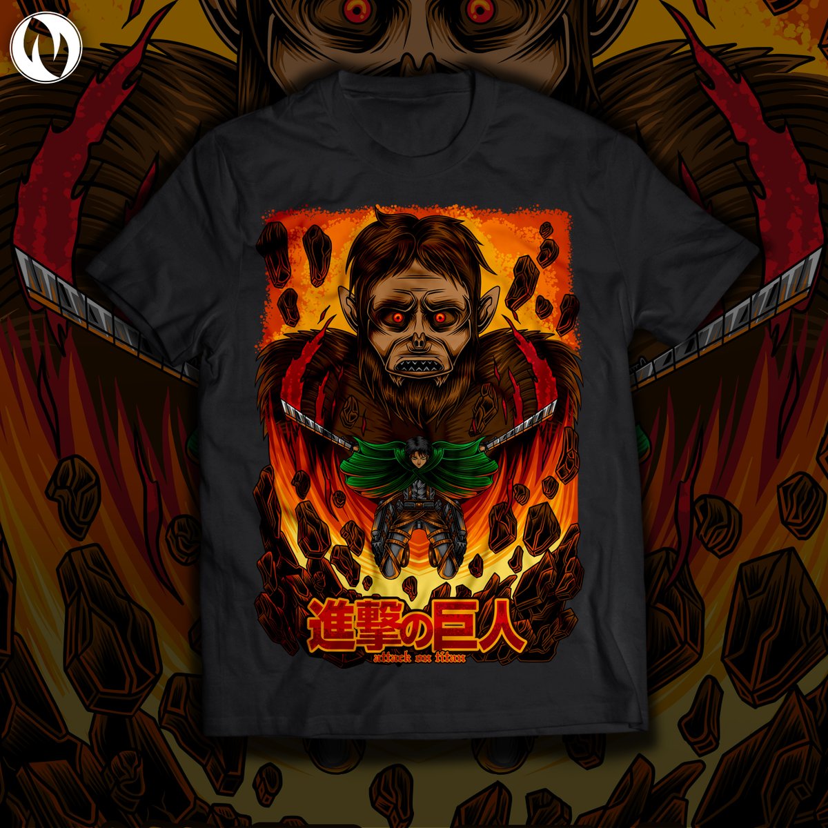 nizam_va's tweet photo. "Levi Ackerman VS Titan Beast"

Artwork done for client

#coreldrawindonesia #coreldraw #ilustration #adobephotoshop #adobeillustratordraw #csp #clipstudiopaint #vector #art #design #designtsirt #arwork #adobeillustrator #sketchbook #posterart #posterdesign #tsirtdesign #funart https://t.co/RZUcOY2Lo4
