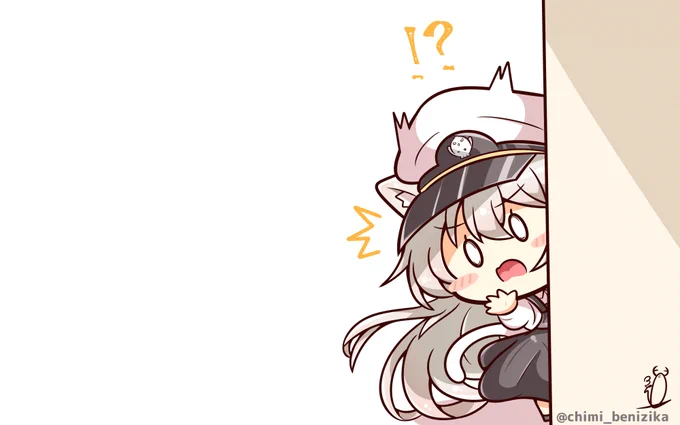 壁|ω・^)<いたずらしたいなぁ
#アズールレーン #猫の日 