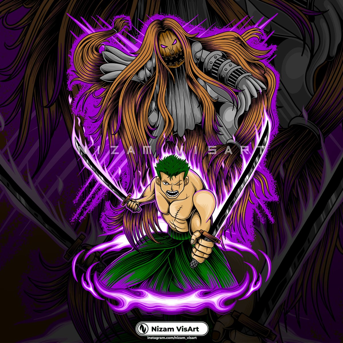 nizam_va's tweet photo. Zoro VS Hawkins

Artwork For Sale
#coreldrawindonesia #coreldraw #ilustration #adobephotoshop #adobeillustratordraw #csp #clipstudiopaint #vector #art #design #designtsirt #arwork #adobeillustrator #sketchbook #posterart #posterdesign #tsirtdesign #stickerdesign #funart https://t.co/Ior2W7MkOa