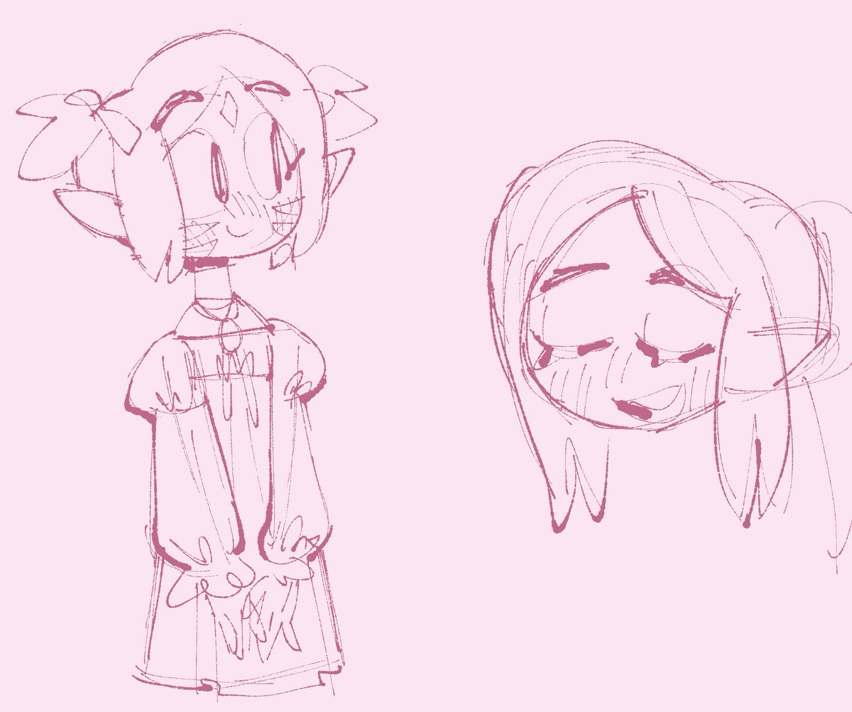 Found some old doodles in csp, some buns+OCs+transmasc marcy idea that makes me happy 