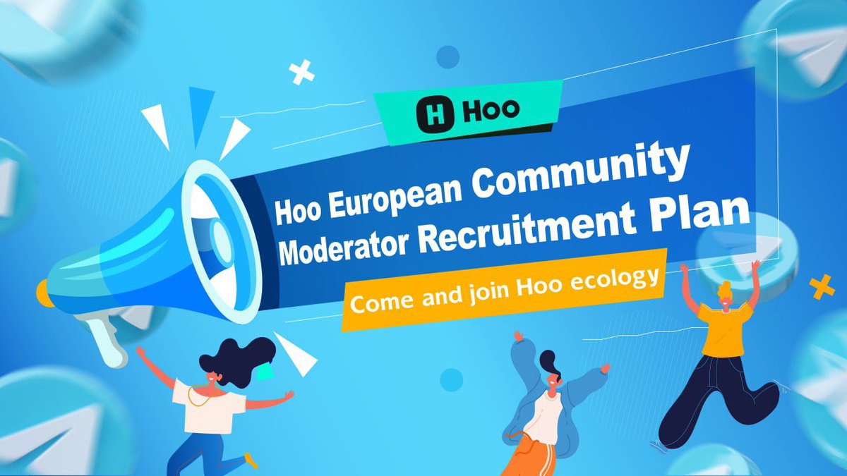 Hoo_exchange's tweet photo. ✈️Hoo European Community Moderator Recruitment Plan has Announced!

😘Application Form: https://t.co/WXhzTfpS7Q 

🥰Welcome to Join Hoo European Community:
https://t.co/EoJbyU5kU5

😍Check it out: https://t.co/ZiNzIAU4zL https://t.co/V2otYXtvqc