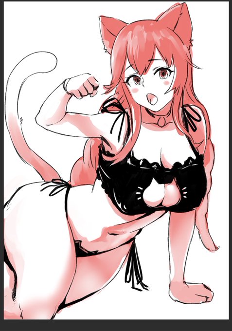 ていと…じゃなかった、

ご主人さま、早く構ってくれにゃ
さもないと… 