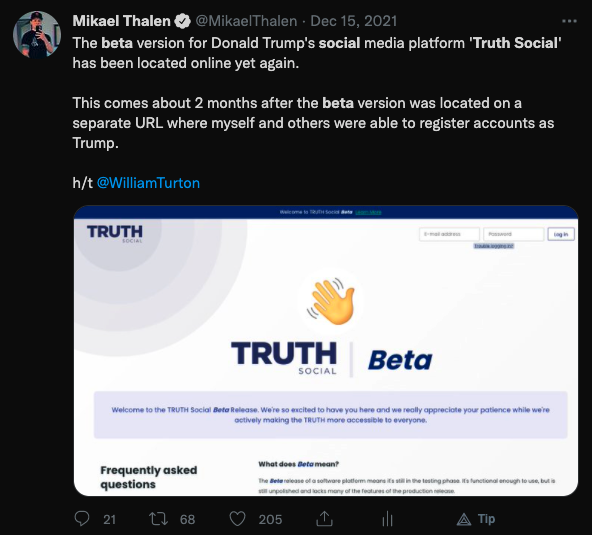 Mikael Thalen tweet media