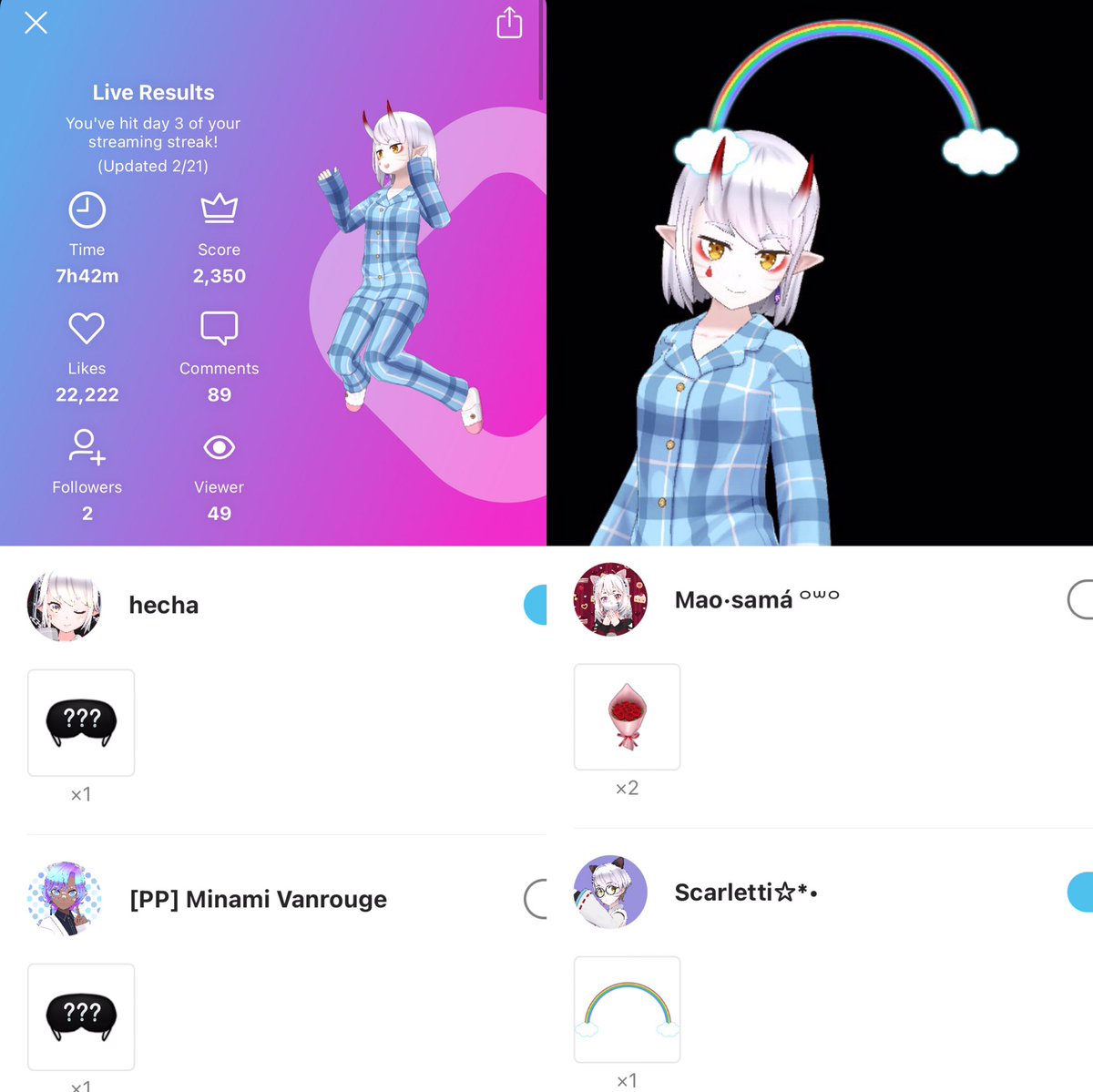 StrawberryHurts's tweet photo. iot is in AMAZING numbers of likes thanks to girls @gravedigger___w @maowoow @vanrougechan and other baby of my - Thx to keep my dream safe.(*ˊૢᵕˋૢ*) 私のゆめをまもってくれてありがとうーみんなのこと好き⁽⁽ૢ(⁎❝ົཽω❝ົཽ⁎)✧ #REALITY #sleepingstream #ミレナ https://t.co/HLBOYReK7R