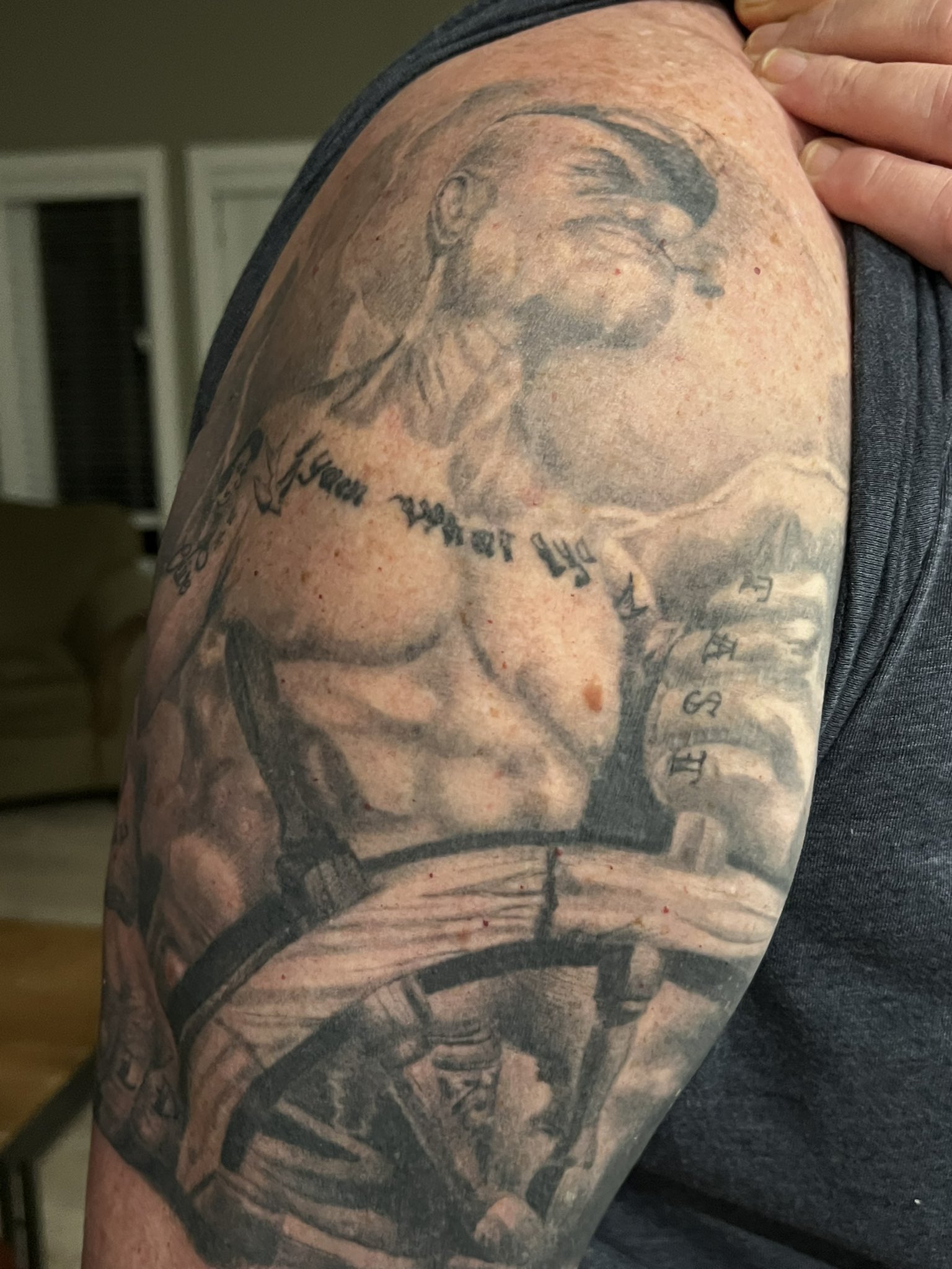 Popeye' in Realism Tattoos • Search in +1.3M Tattoos Now • Tattoodo