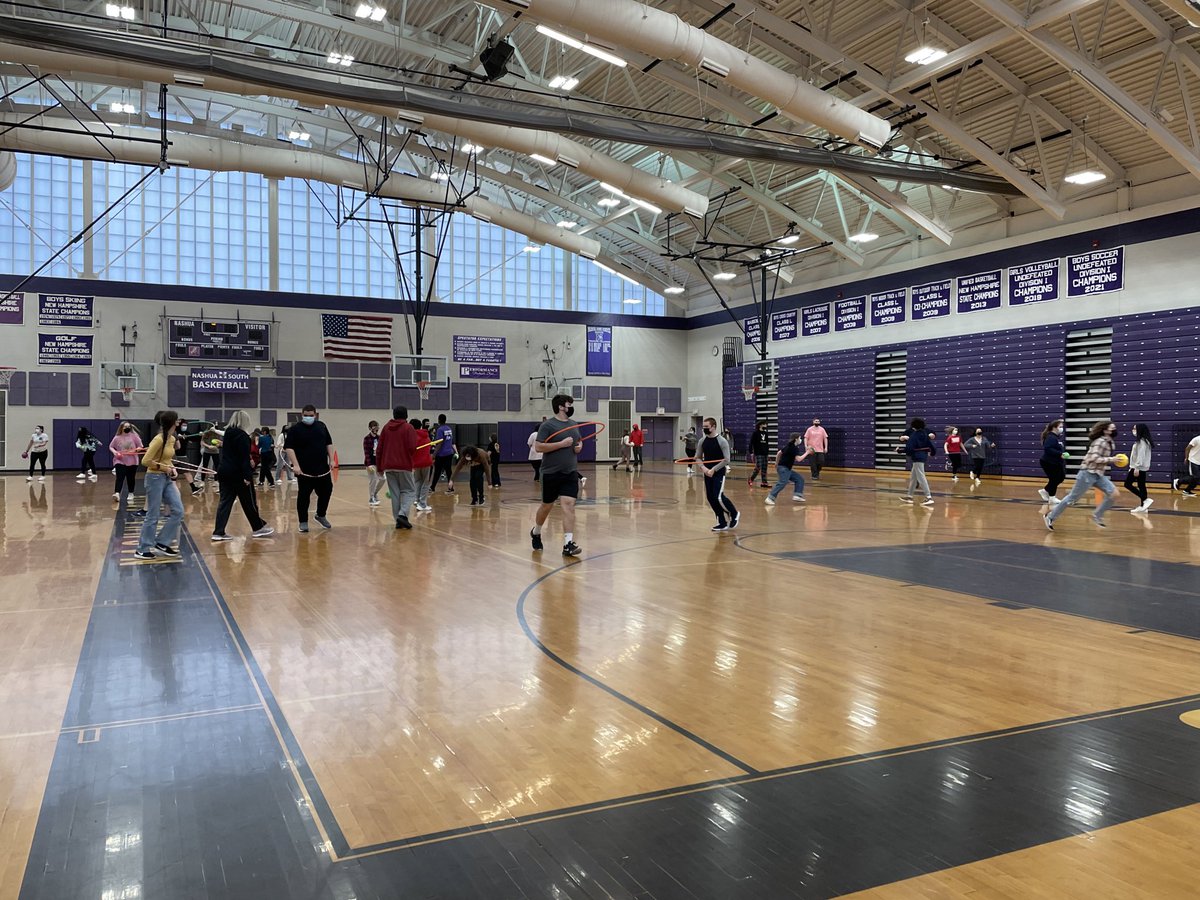 Newly implemented Space Invaders Warm-up game from South PE classes from this past Friday!
