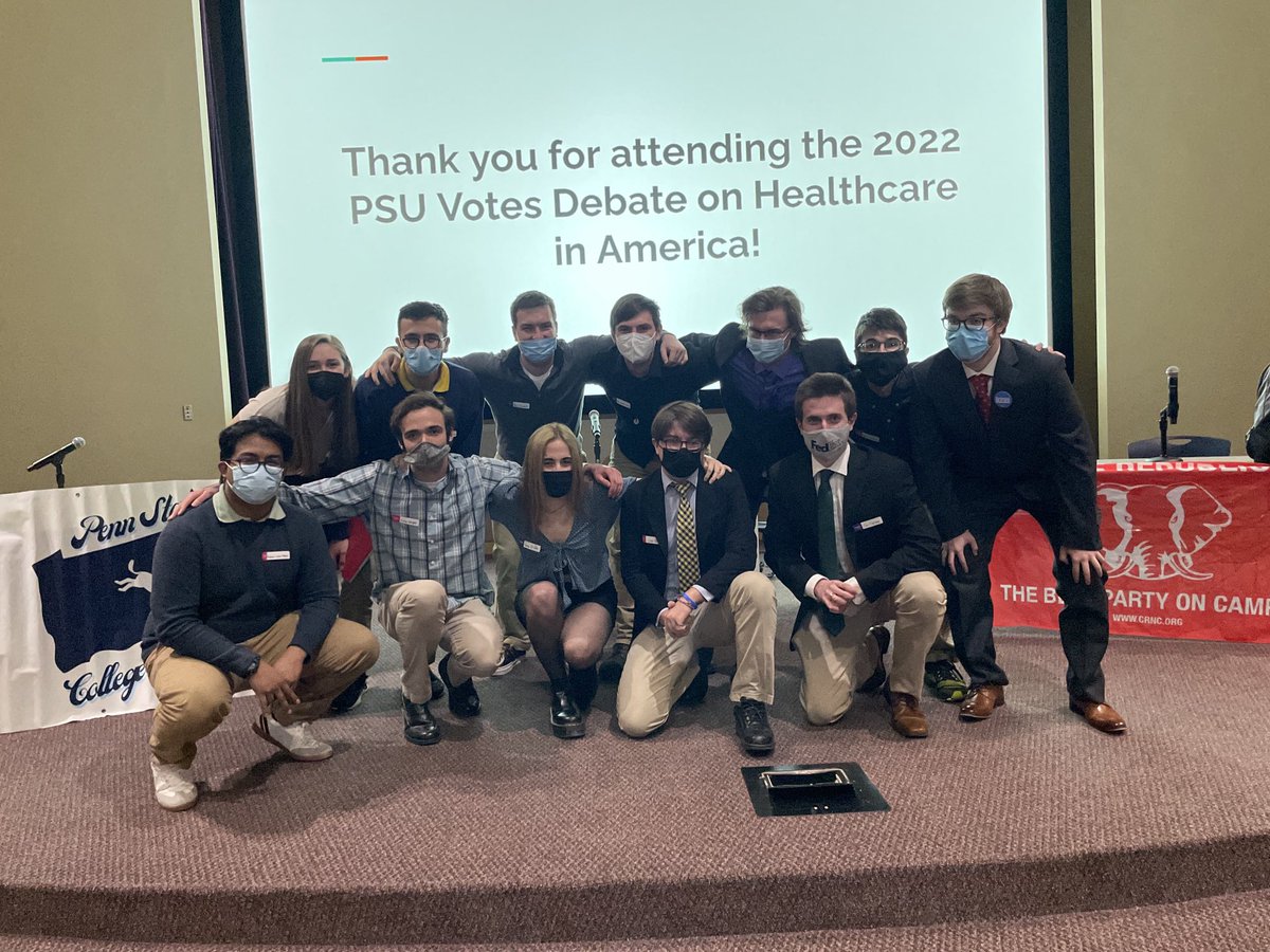 UPUA_Gov's tweet photo. Thank you to the College Democrats, College Independents, and College Republicans for putting on a great debate tonight! Also, a huge thank you to our moderators - none of this would’ve been possible without you! ⁦@PennStateGOP⁩ ⁦@independentpsu⁩ ⁦@PSUCollegeDems https://t.co/GU51UndqJ5