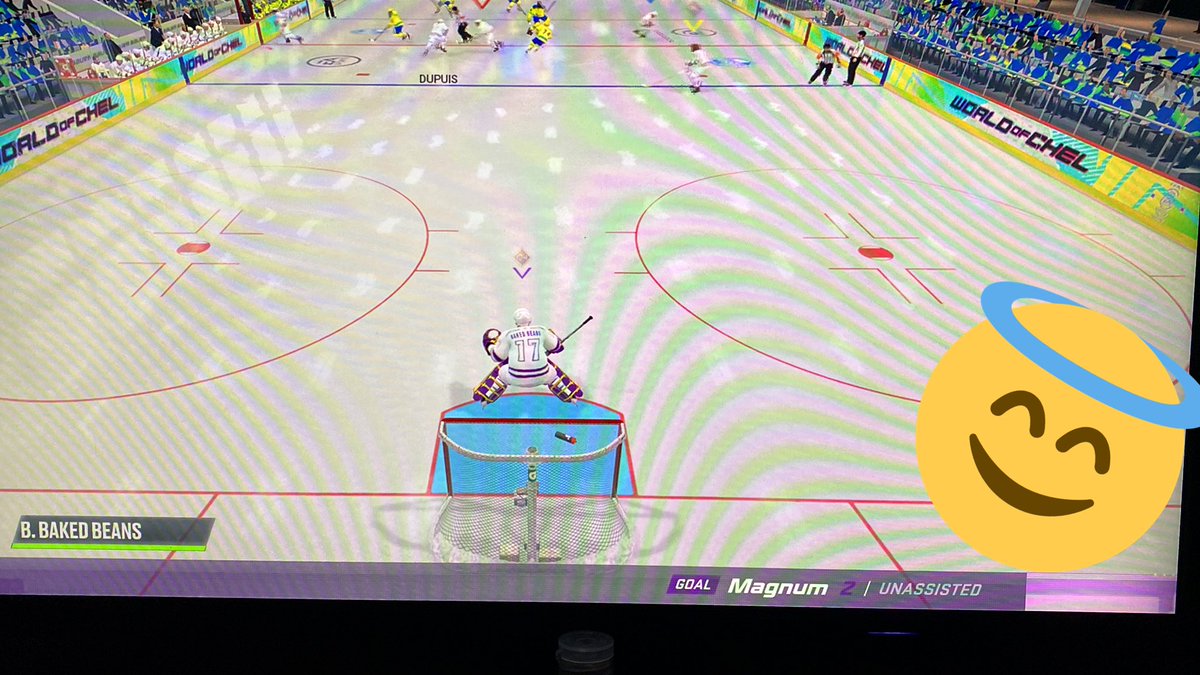 TobbogganTimes's tweet photo. @Dappeldorn45 missed his flight, but Noobslayer Magnum still came to play👀 

Magician’s lead 2-1 after 1 behind 2 goals from Magnum in his first period of action on the night🪄 #hatty? https://t.co/6i6d9XbnKQ