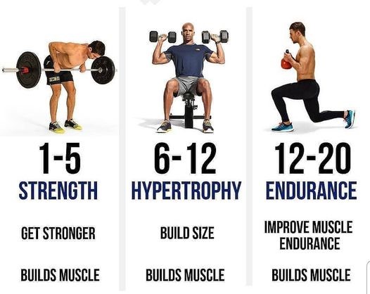 joeplatt1979's tweet photo. When it comes to weight training then you will want train in all rep ranges. low-rep (1-5) build strength, moderate-rep (6-12) best for hypertrophy or size, and high-rep  (more than 12) develop muscular endurance #buildmuscle #weightloss #fatloss #weightlosstips #musclebuild #rep https://t.co/yCtTUHrSjX
