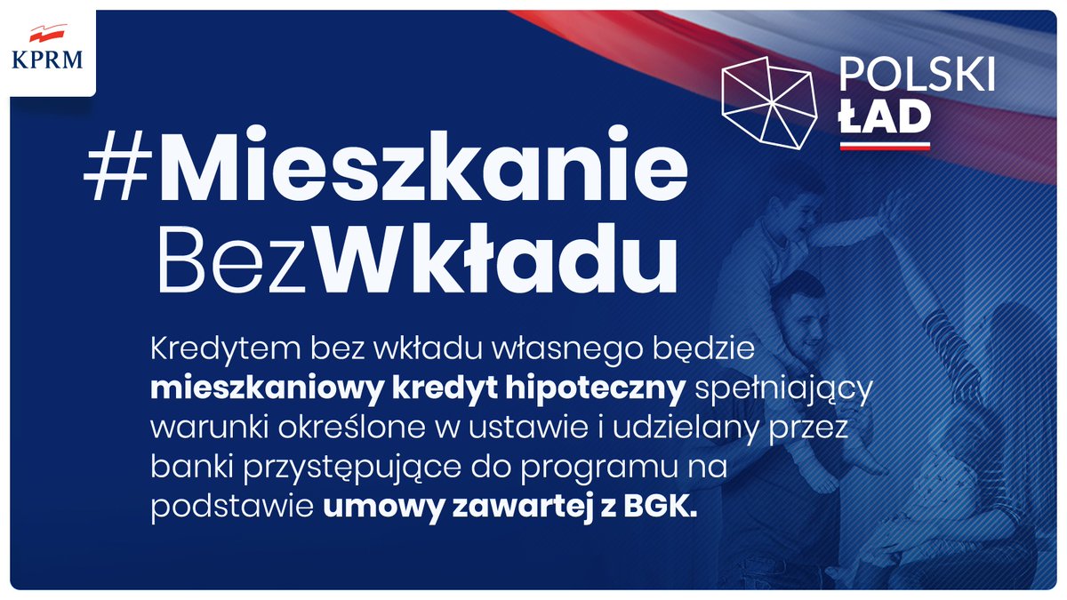🇵🇱#PolskiŁad to także #MieszkanieBezWkładu. Już nie musisz martwić się o brak wkładu własnego przy zakupie mieszkania ⤵️
 gov.pl/web/polski-lad…