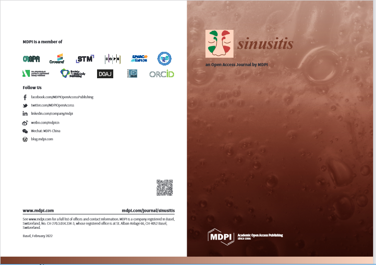 MdpiSinusitis's tweet photo. 📢#Sinusitis Flyer, which we will use for promotion in conference. https://t.co/dAHQQcNdRJ