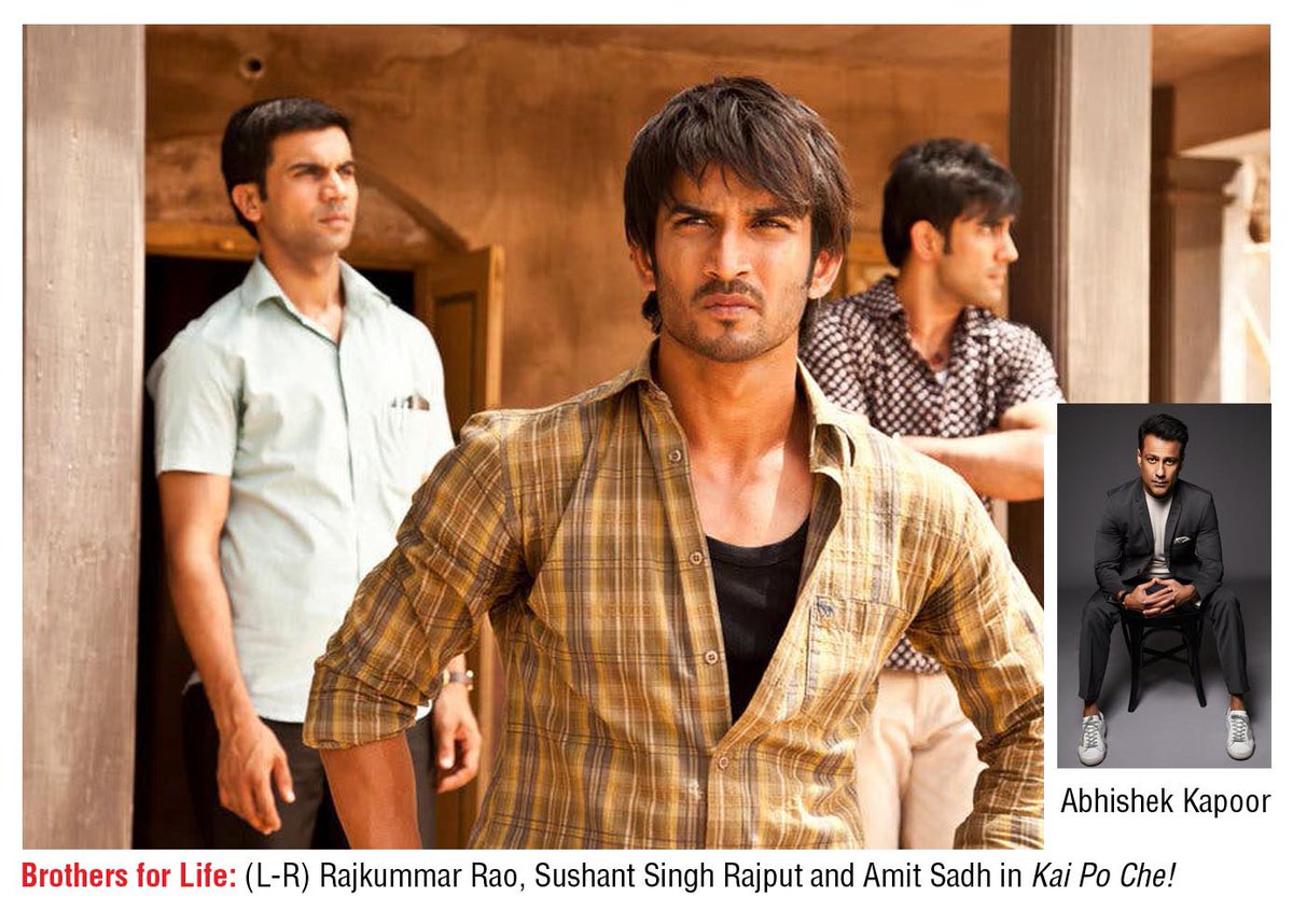 t2telegraph's tweet photo. Kai Po Che! -- that winningly combined friendship, cricket, religion and politics -- turns nine today. t2 revisits the film with its director Abhishek Kapoor.

https://t.co/48ko9jQaD5

@Abhishekapoor @RajkummarRao @RonnieScrewvala https://t.co/l1NXMvpMqE