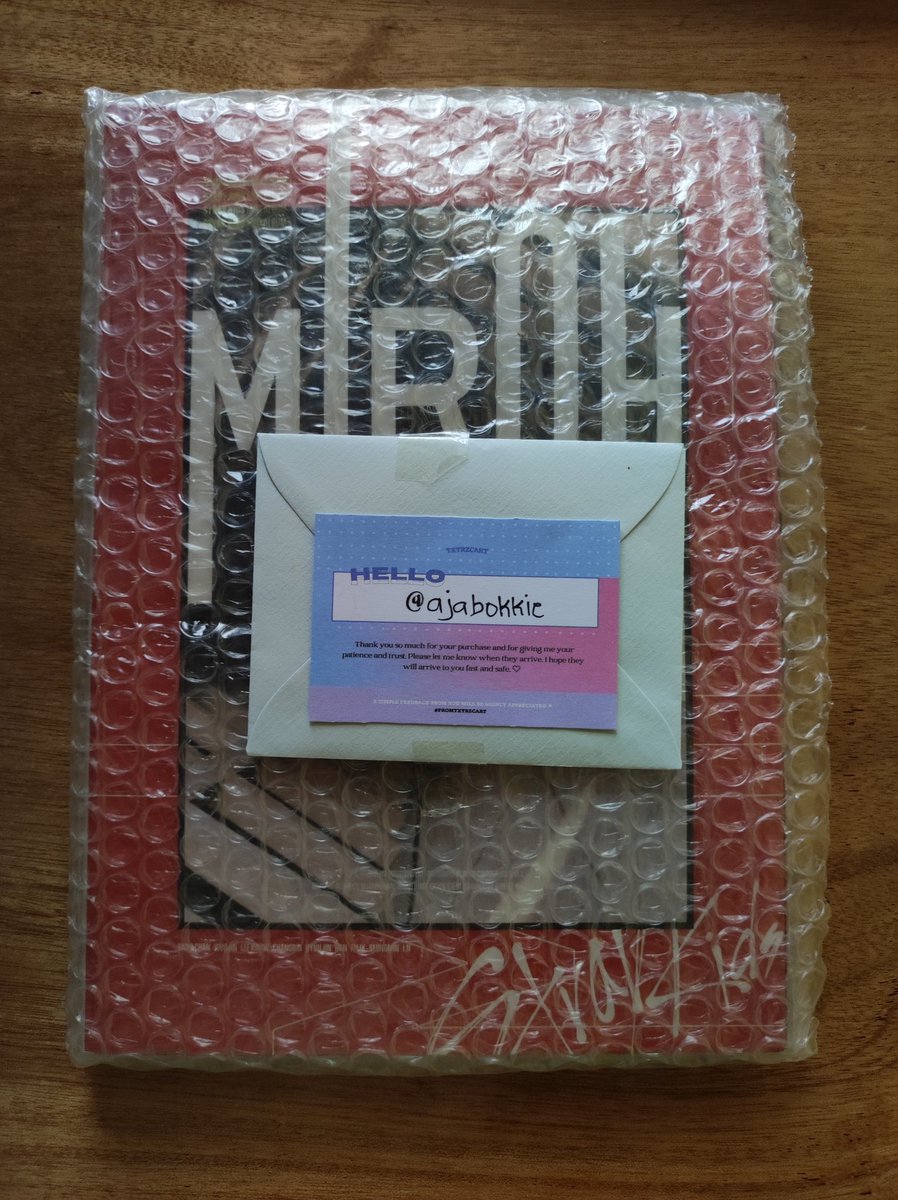 ajabokkie's tweet photo. mail again! #ae_mails
thank you po @txtrzcart sa pagpapaampon kay miroh limver and for packing it safely! kumpleto q na po clΓ© series huhu. 'til next transaction po, tysm!
#fromtxtrzcart https://t.co/BAstGKkGkO
