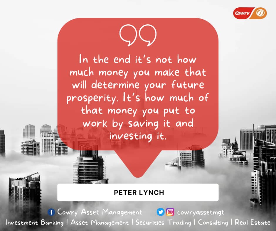 CowryAssetMgt's tweet image. No matter how much money you make, if you don't cultivate the habit of saving and investing for the future, it is as good as you are poor. 

Don't be a Poor Rich Man. Start investing today!!!