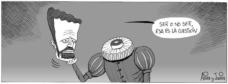 Bilbao_Tour's tweet photo. La viñeta de hoy en @deia_eus , @NotGip y @NoticiasdeAlava: #PP #Casado #Hamlet #Cabeza #SerNoSer #Crisis https://t.co/WAXfEhjR46