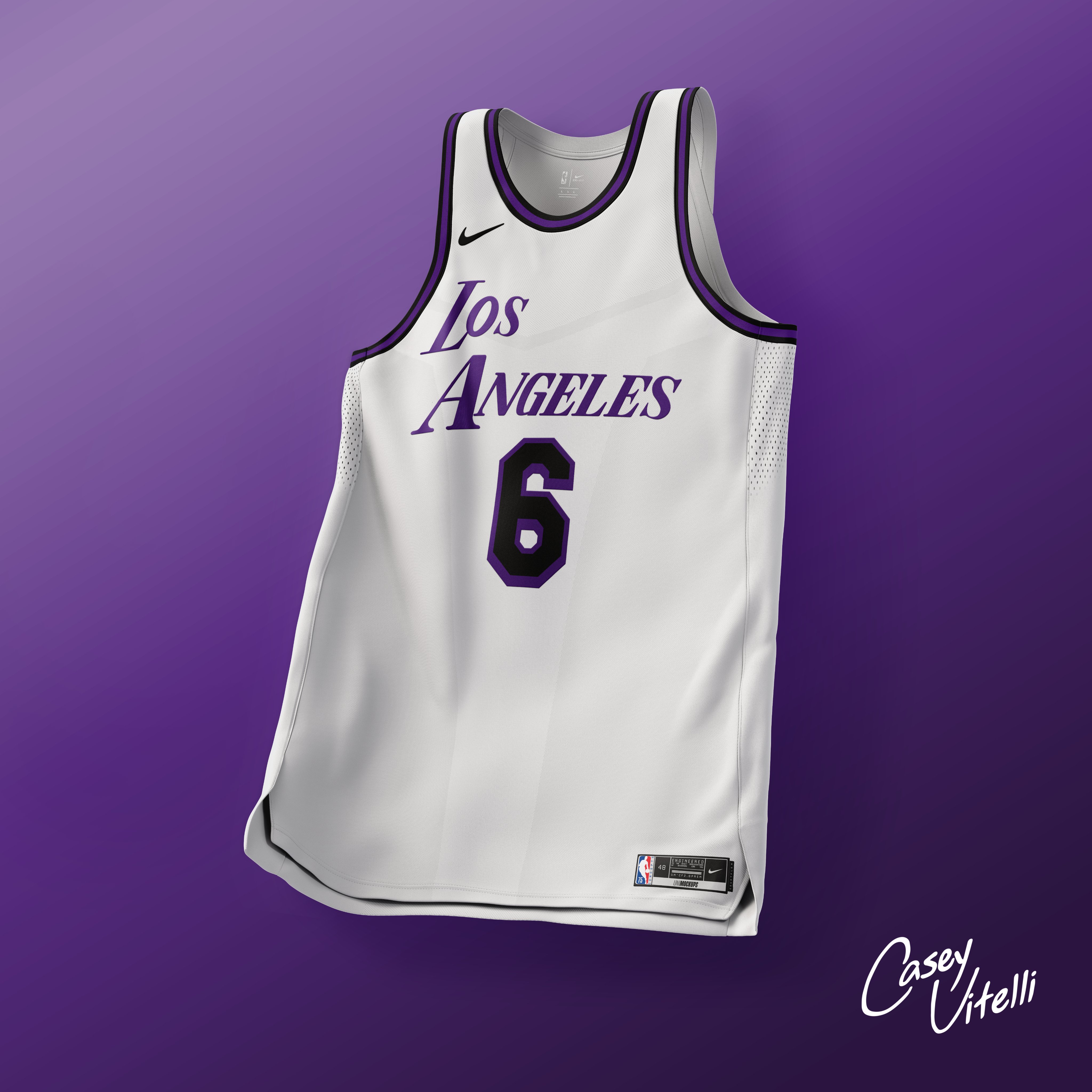 The leaked 2023-24 Lakers City Edition jerseys received a mixed response  from fans. So I took a shot at designing my own proposal. Which…