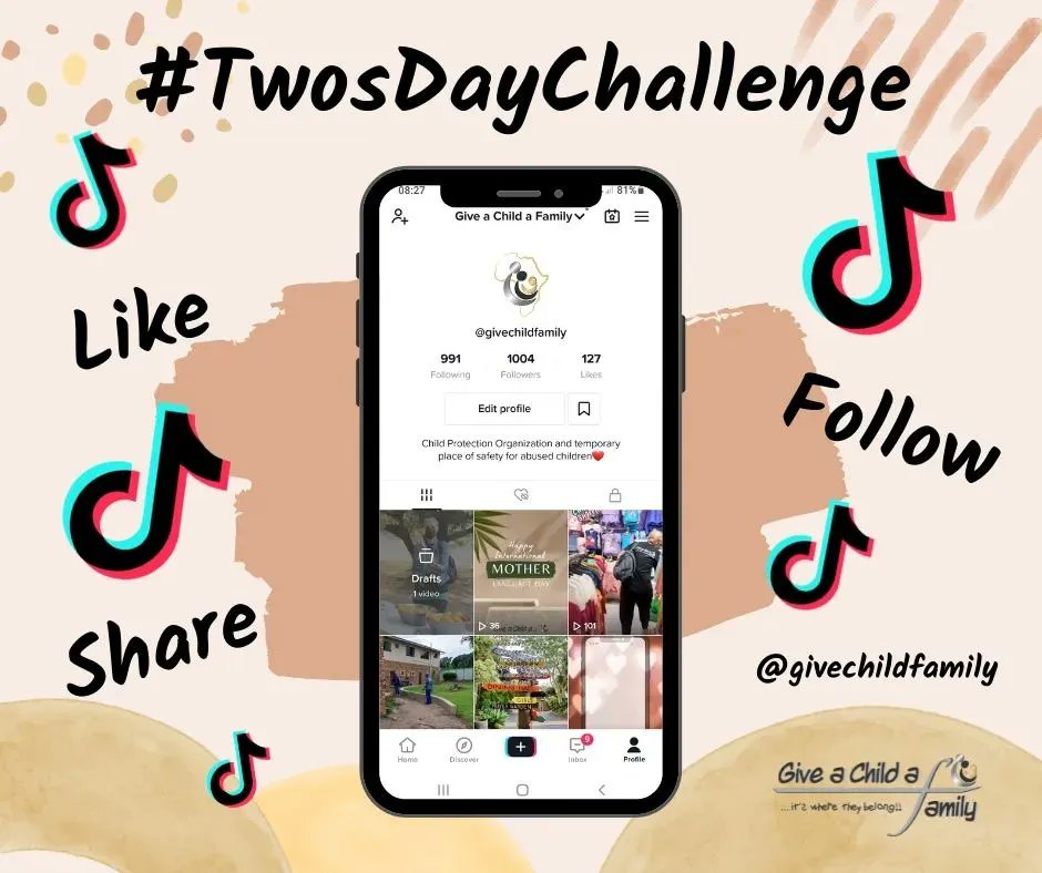 GiveChildFamily's tweet photo. #TwosDayChallenge ✌️
22.2.22 😱
We would like to challenge you to 🅻🅸🅺🅴, 🅵🅾🅻🅻🅾🆆 🅰🅽🅳 🆂🅷🅰🆁🅴 TWO of our posts today on any of our platforms to grow our followers, get our message out there, and to showcase the work we do, and you can help us achieve that goal! 🏆
❤️ https://t.co/zk5g3vKL1S