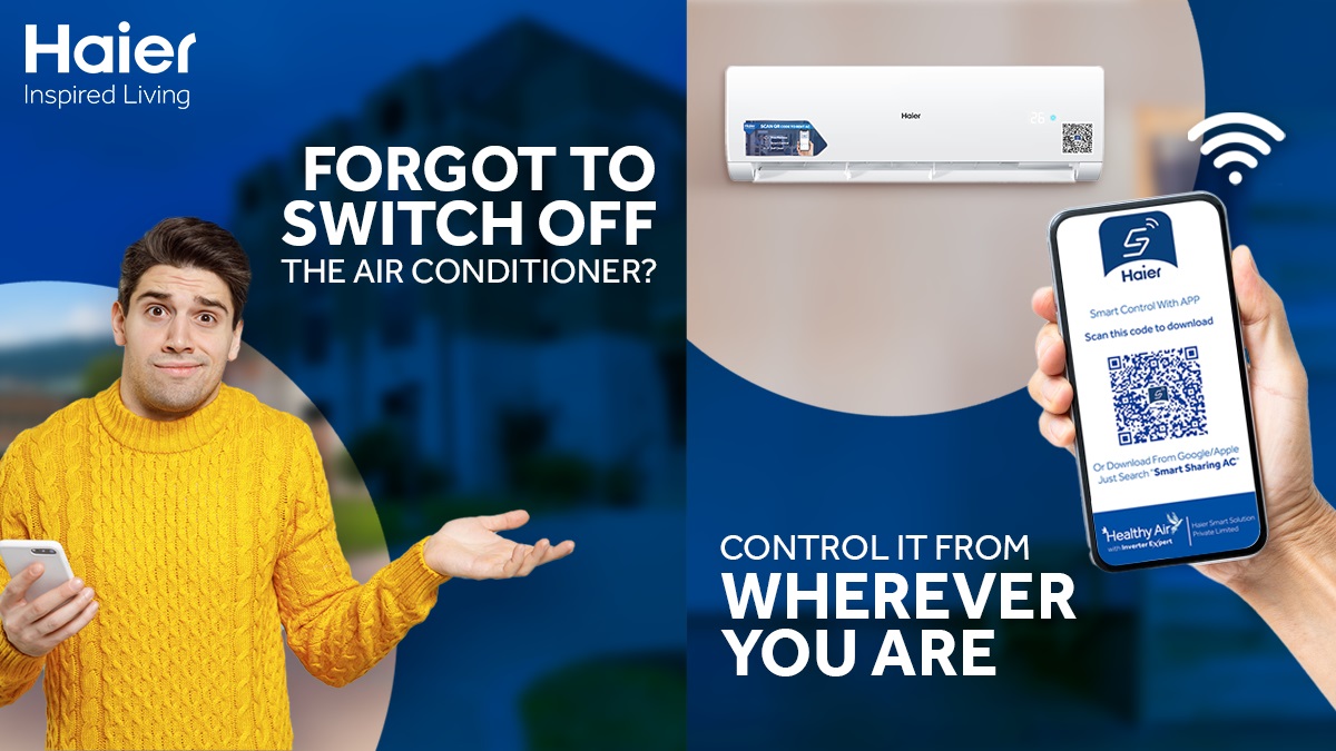 IndiaHaier's tweet photo. Enjoy true convenience and comfort with India’s first IoT-enabled Smart Sharing AC service! Experience the ease of operating your air conditioners from your smartphones that can be controlled remotely
#HaierSmartSolution #HSS #HaierSmartAC #TheFutureBeginsNow #InspiredLiving https://t.co/wsRkMFsmV7