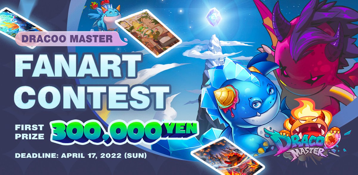 Dracoo_Master's tweet photo. 🥳🥳Dracoo Fan Art Contest with ArtStreet🦖🎨
 ↓
OFFICIALLY START⏰⏰⏰
Register:https://t.co/rNOaVKmZVp

@Dracoo_Master @DracooWorld🤝@Medibangcom

🎁Create #Dracoo Art and WIN 2600 USD right now!
💬Discuss in our discord: https://t.co/b0EHCRse9W

#Dracoo_Master #fanart #Dracoo https://t.co/XENqe00cSo