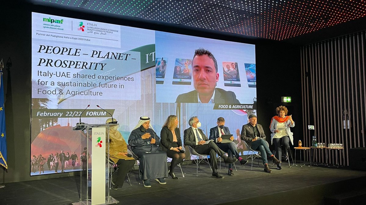 saroversi's tweet photo. This #Expo2020Dubai celebrates the need for #sustainability in the #agrifood sector. What can we do to tackle #climatechange and preserve #food and our planet? 
@Ffoodinstitute @ItalyExpo2020 @ItalyExpo2020 @CREA_Ricerca @Mipaaf_ @SantachiaraLab @AngeloRiccaboni @paulnewnham https://t.co/jj9ltuhhnA