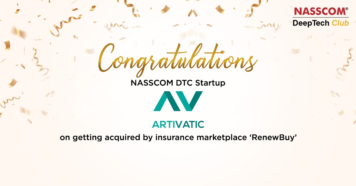nasscomdeeptech's tweet photo. Congratulations to Layak Singh, Founder & CEO of @artivatic , Puneet Tandon, Co-Founder & COO of @artivatic and their entire team for achieving this extraordinary feat. Keep inspiring and keep growing.
Join #dtc here : https://t.co/coOd2meq5q
#deeptech #DTCStartups https://t.co/1f8j71dtLP