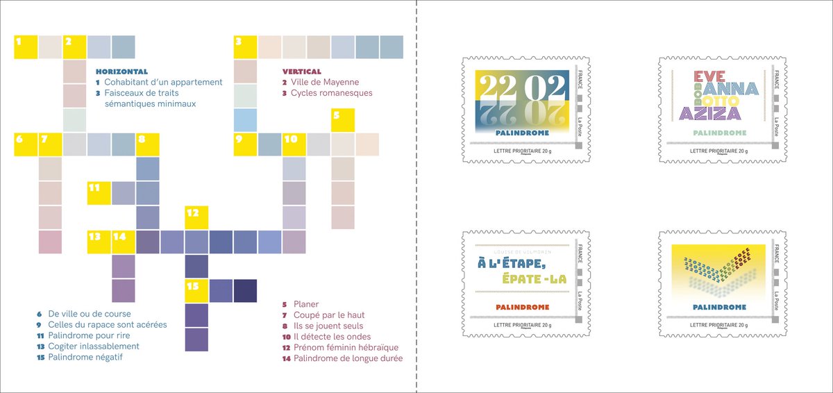 SegoleneHuchez's tweet photo. Happy #palindromeday !
Happy #Twosday !
2️⃣2️⃣0️⃣2️⃣2️⃣0️⃣2️⃣2️⃣
Le collector de 4 #timbres est lancé
🔹️au Carré d'Encre 13bis rue des Mathurins #Paris 9e
🔹️🖱 sav-phila.philaposte@laposte.fr
🔹️📞05 53 03 19 26
🔹️https://t.co/bk7LXDn2ub
#palindrome #stamps #palindromedate https://t.co/wXXH62j6OM