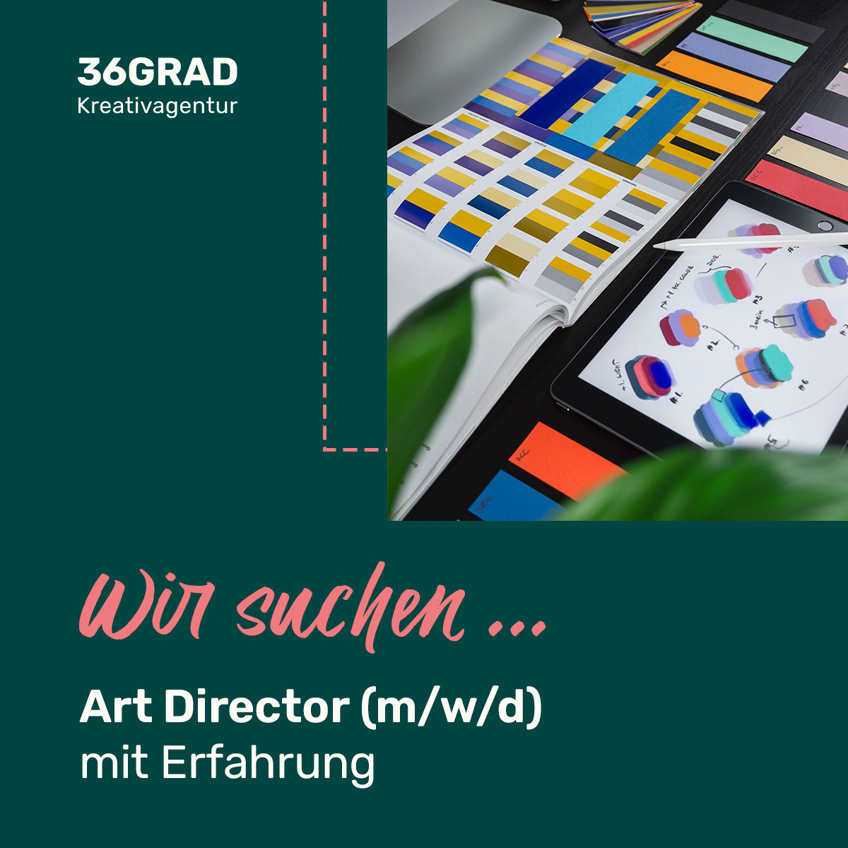 36grad_Agentur's tweet photo. Zur Verstärkung unseres kreativen Teams in Köln suchen wir zum nächstmöglichen Zeitpunkt einen festen Mitarbeiter (m/w/d) für den Bereich Design &amp; Gestaltung. 

Den Link und alle weiteren Informationen hierzu findest du hier ➡️  https://t.co/0Wm5Mh72pb https://t.co/Dn5f6YSH41