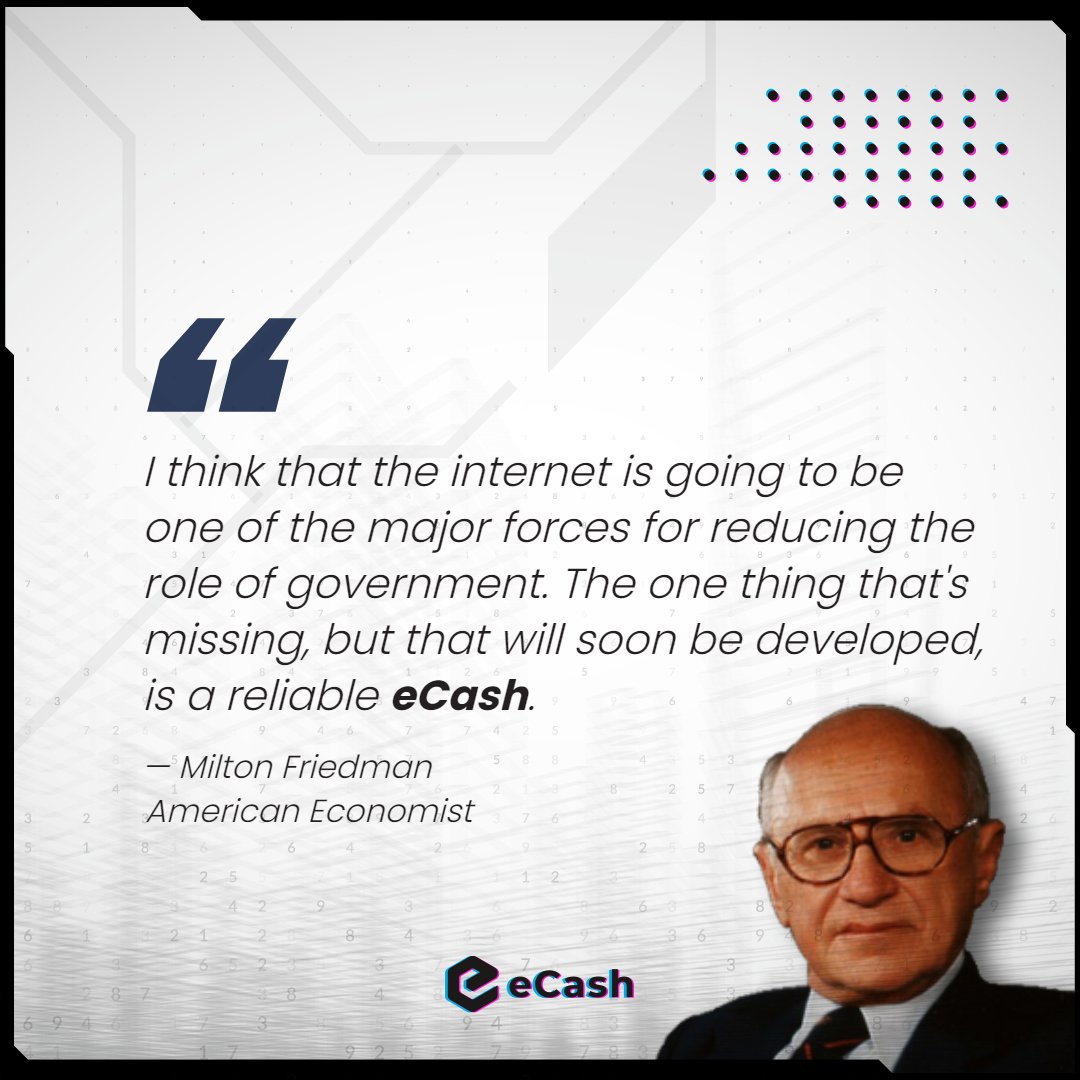 eCash tweet media