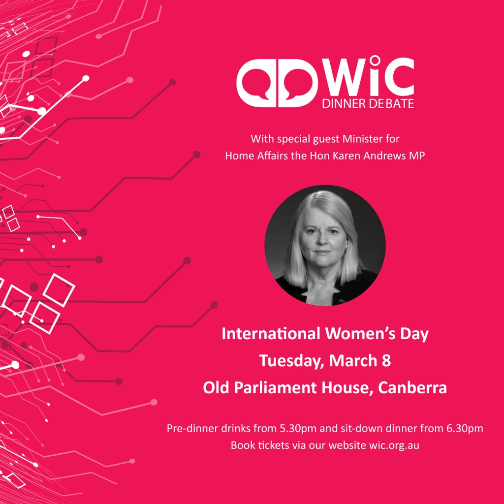WomeninICT's tweet photo. Have you purchased your ticket for our Dinner Debate on International Women's Day? 🎟️⁠
⁠
When: Tuesday, March 8⁠
⁠
Time: Pre-dinner drinks from 5.30pm and sit-down dinner from 6.30pm⁠
⁠
Debate topic: TikTok is a really great news service

Tickets: https://t.co/rZZ4jgo2l1 https://t.co/Fu5Ej5XfDI