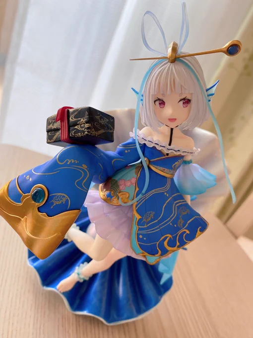 フィギュア『-幻想御伽絵巻-乙姫』のサンプル頂きました!かわいい!おみ足のラインが好きすぎる✨ 