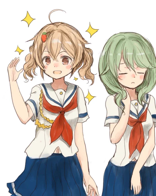 #長澤君枝生誕祭 #はいふり 
誕生日という事で艦長と一夜を過ごしたきみちゃん。 
