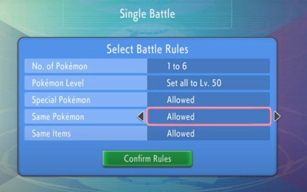 Neuer Patch für Pokémon SDLP!
Der Konnex-Klub ist nun mit Einzel, Doppel &amp; Multi-Kämpfen verfügbar &amp; kann mit 8 Leuten gespielt werden. Es gibt auch eine Rangliste. Pokémon die von Legenden: Arceus nach SDLP getauscht wurden erhalten einen Arceus Icon im Pokémon Partymenü.