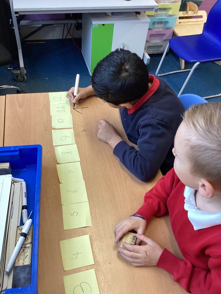 MayflowerSch's tweet photo. #ofili started off their first week back with their new topic on Time in #maths. They used a number line clock to get to grips with how telling the time works and then put this new knowledge into practice when the clock was in a circle. #timetelling https://t.co/yyUMPqd04g