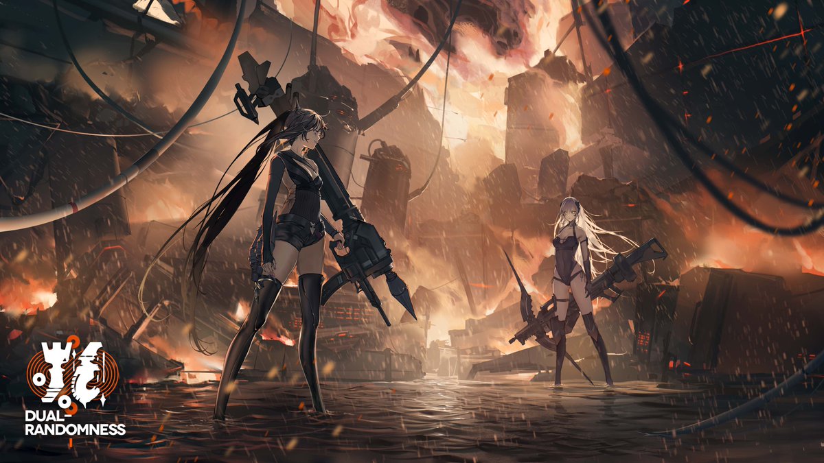 GirlsFrontlineE's tweet photo. Dear Commanders,
We're presenting to you the wallpapers of Dual Randomness. This event has come to an end, yet the story continues.
#DualRandomness https://t.co/Nmecn6o2k2