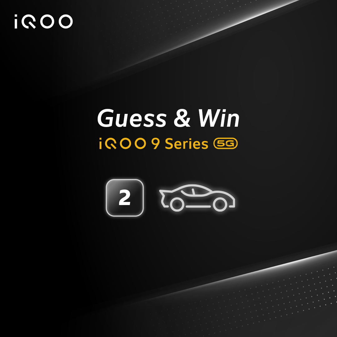 IqooInd's tweet photo. Tick Tick 9..The emoji-charades question 4 is here!
Guess the feature and 1 lucky winner stand a chance to win the all-new iQOO 9 Series!
Follow the steps below to participate:
Follow @IqooInd
Tag 3 friends
Share your answer like #iQOO9Series <answer>
T&amp;C- https://t.co/pDYP4Yo6Iq https://t.co/Qqlf0O2uME