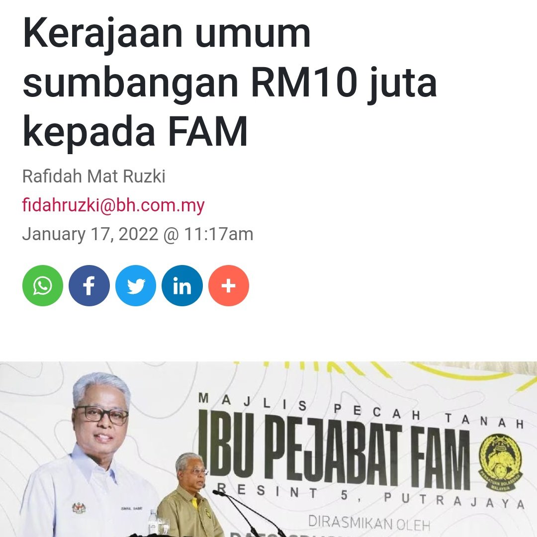 SyedAkramin's tweet photo. RM10 million taxpayers money well wasted. https://t.co/R7Y26tWKgm