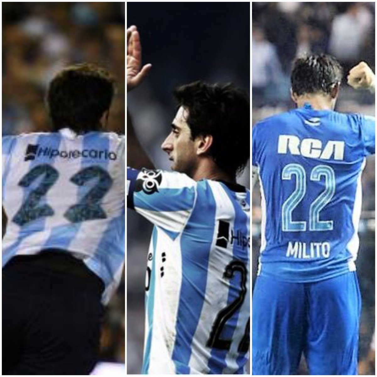 Hoy es 22/02/22 !!!
#Milito hay uno solo 💙
