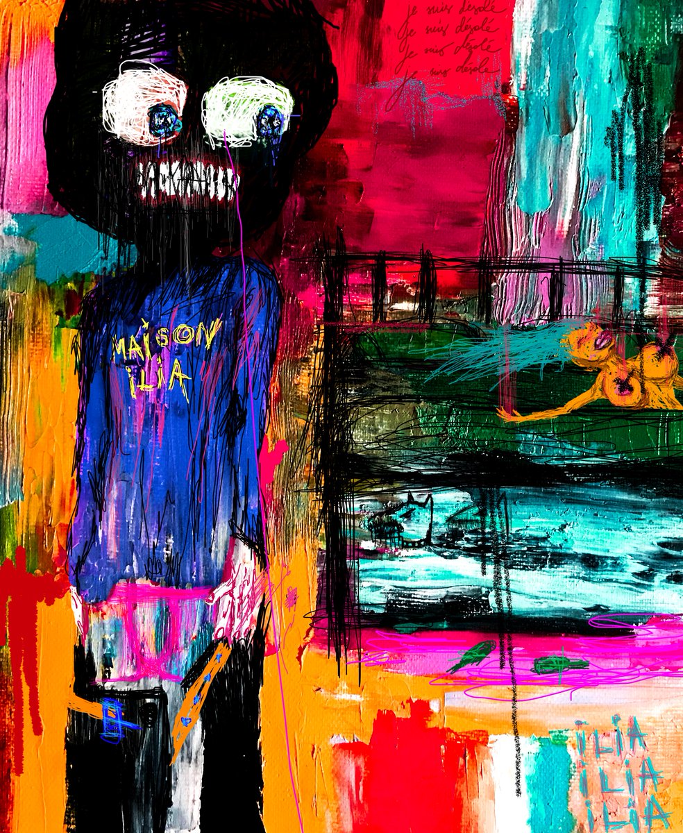 IliaIsvara's tweet photo. it would be better if I left the canvases empty and never touched people https://t.co/TS7waTNuT4