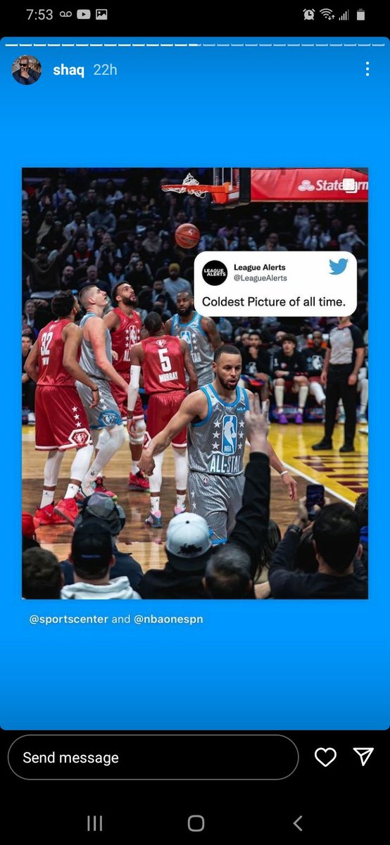 BigJa4MVP's tweet image. Shaq&apos;s IG story is more entertaining than the 2022 @NBA Dunk contest 🤣🤣🤣🤣 @SHAQ @NBAAllStar @SnoopDogg #NBAAllStar #SpriteSlam