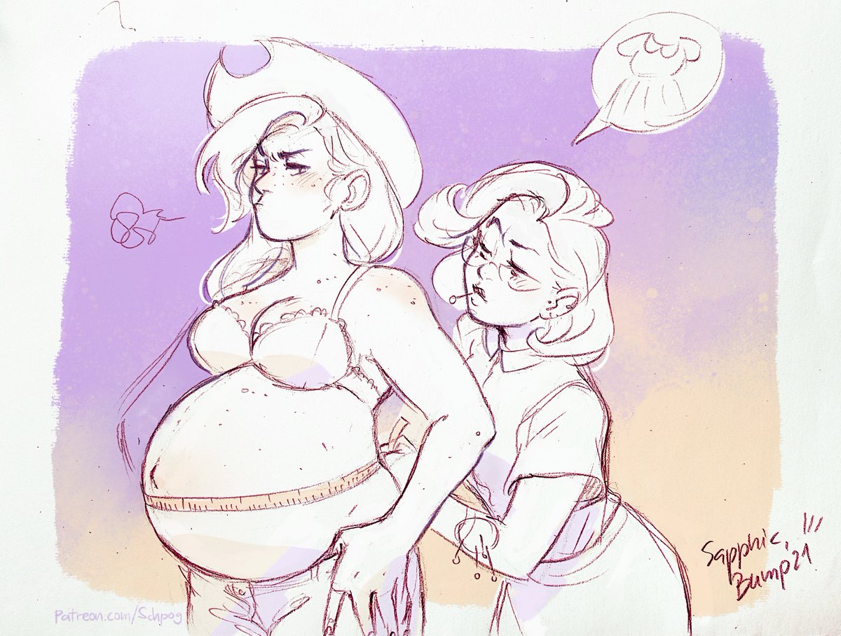 Sapphic💋Bump (commissons closed) tweet media