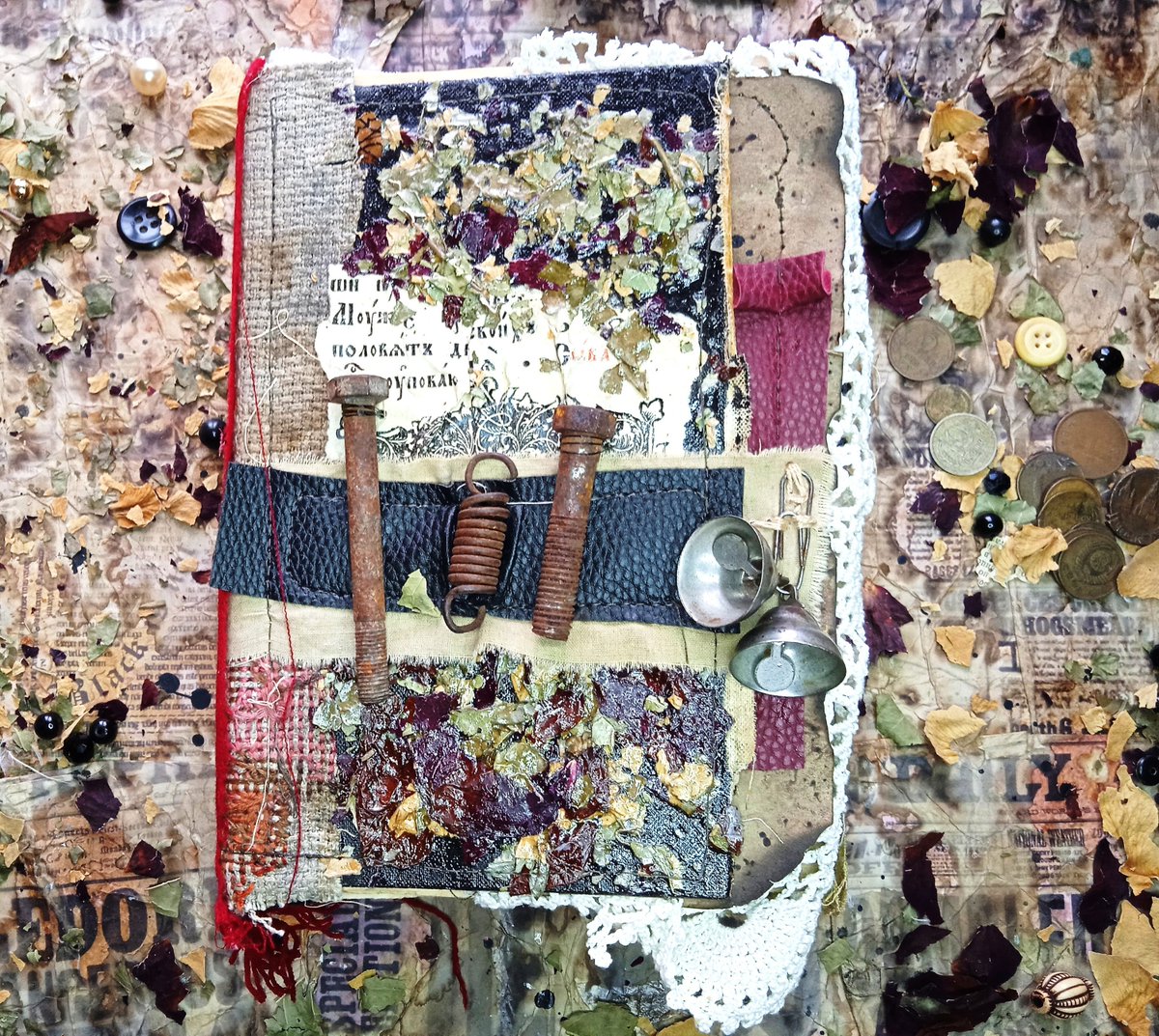 HandmadeKate's tweet photo. Excited to share the latest addition to my #etsy shop: Junk Journal Handmade, Vintage Altered Book, Unique Gift https://t.co/9GJt6uxdS2 #black #green #birthdaygift #grimoire #grungejournal #gothicjournal #artjournal #diary #traveljournal https://t.co/x6MRvz8zpd