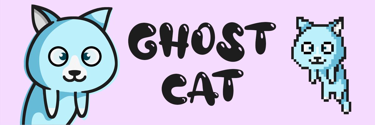GhostCatNFT's tweet photo. We got some fresh Twitter #banners for you guys! Feel free to rep the Ghost Cats and tag us if you do 🐱 

#GhostCat #NFTCommunity #NFTLaunch #NFTProject https://t.co/HKJCamcONC
