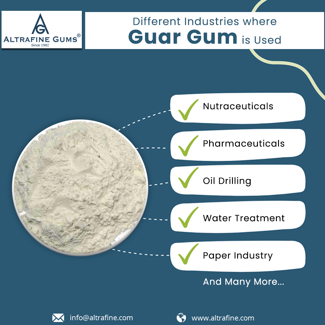 altrafinegums's tweet photo. #GuarGum is a highly versatile powder which is used in various industries like Nutraceuticals, Pharmaceuticals, Oil Drilling, Water Treatment, Paper Industry, etc. for its multiple benefits.
For more information, visit us at https://t.co/zYHXCVSYUw
#AltrafineGums #GuarGumPowder https://t.co/B0n4QcQxzk