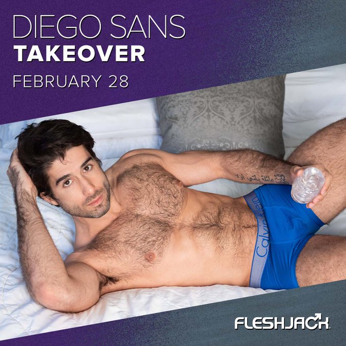 It's a takeover! Join us MONDAY, 2/28, as Brazilian hottie @diegosansporn takes over our IG account (https://t